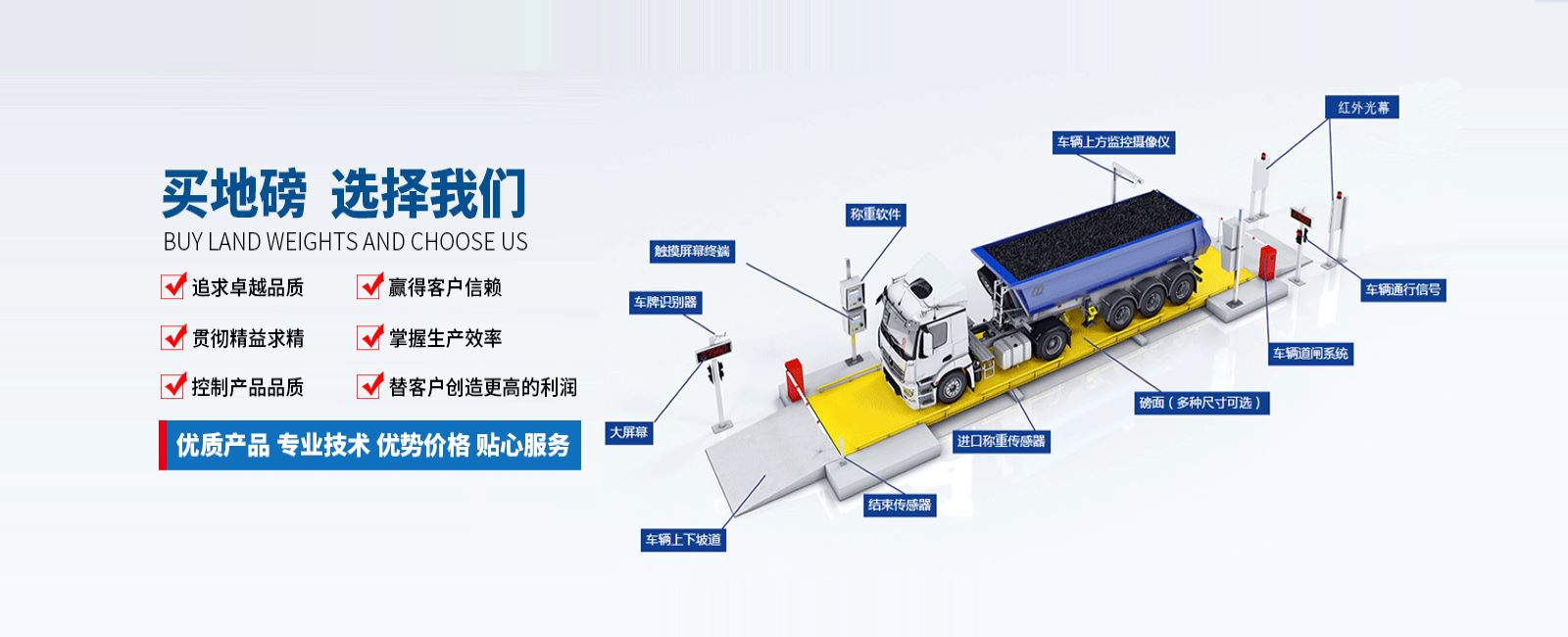 無人執(zhí)守自動稱重地磅